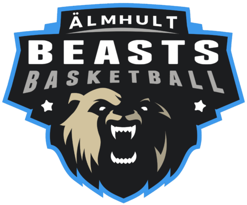 Älmhult Beasts Basketball Club official logo with roaring bear icon
