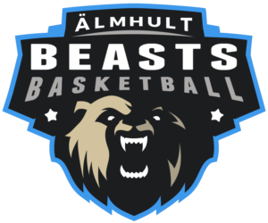 Älmhult Beasts logo brown grey white